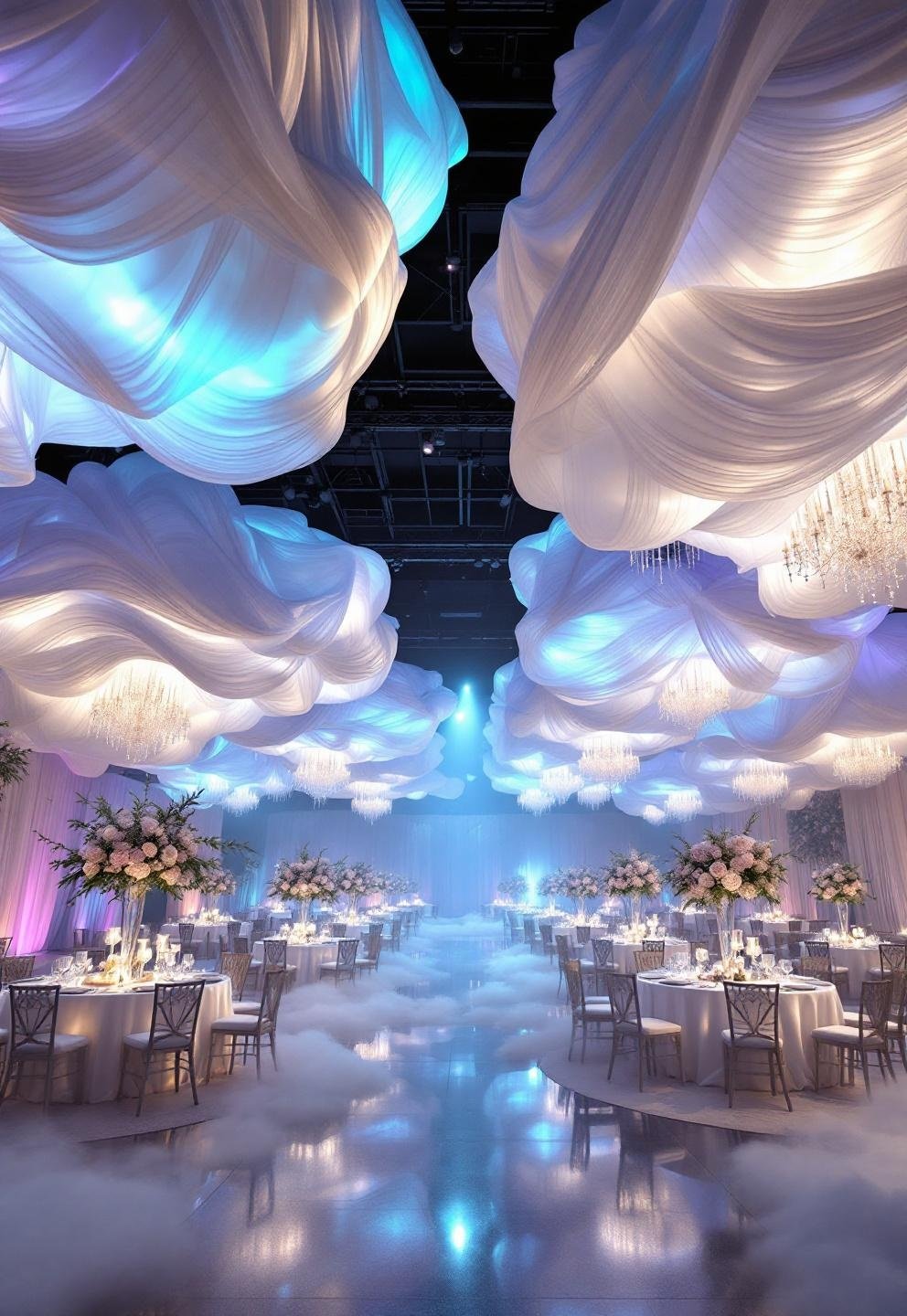 Cloud Dancer event decor - Illustration 1