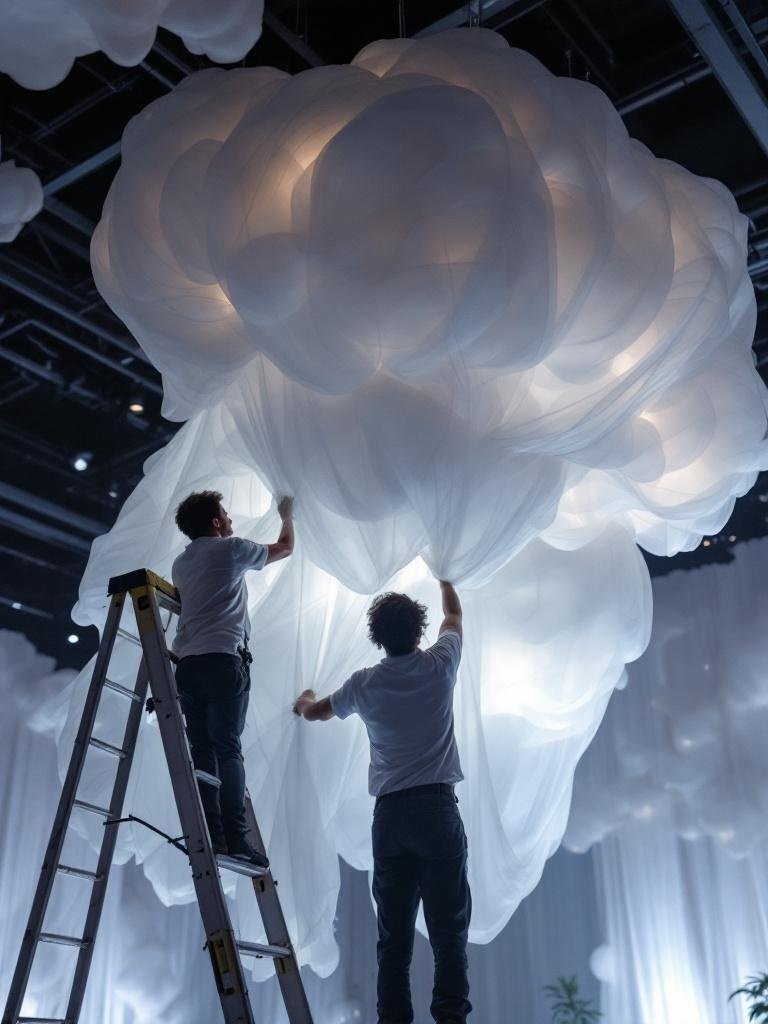 Cloud Dancer event decor - Illustration 2