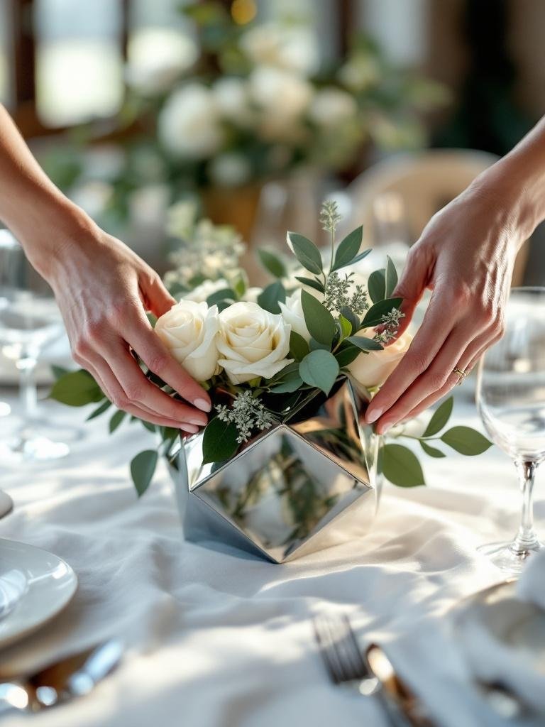 stainless steel wedding decor - Illustration 2