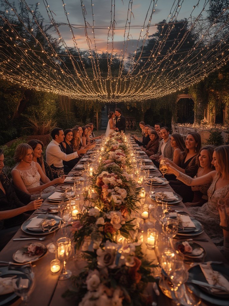 serpentine table wedding - Illustration 3