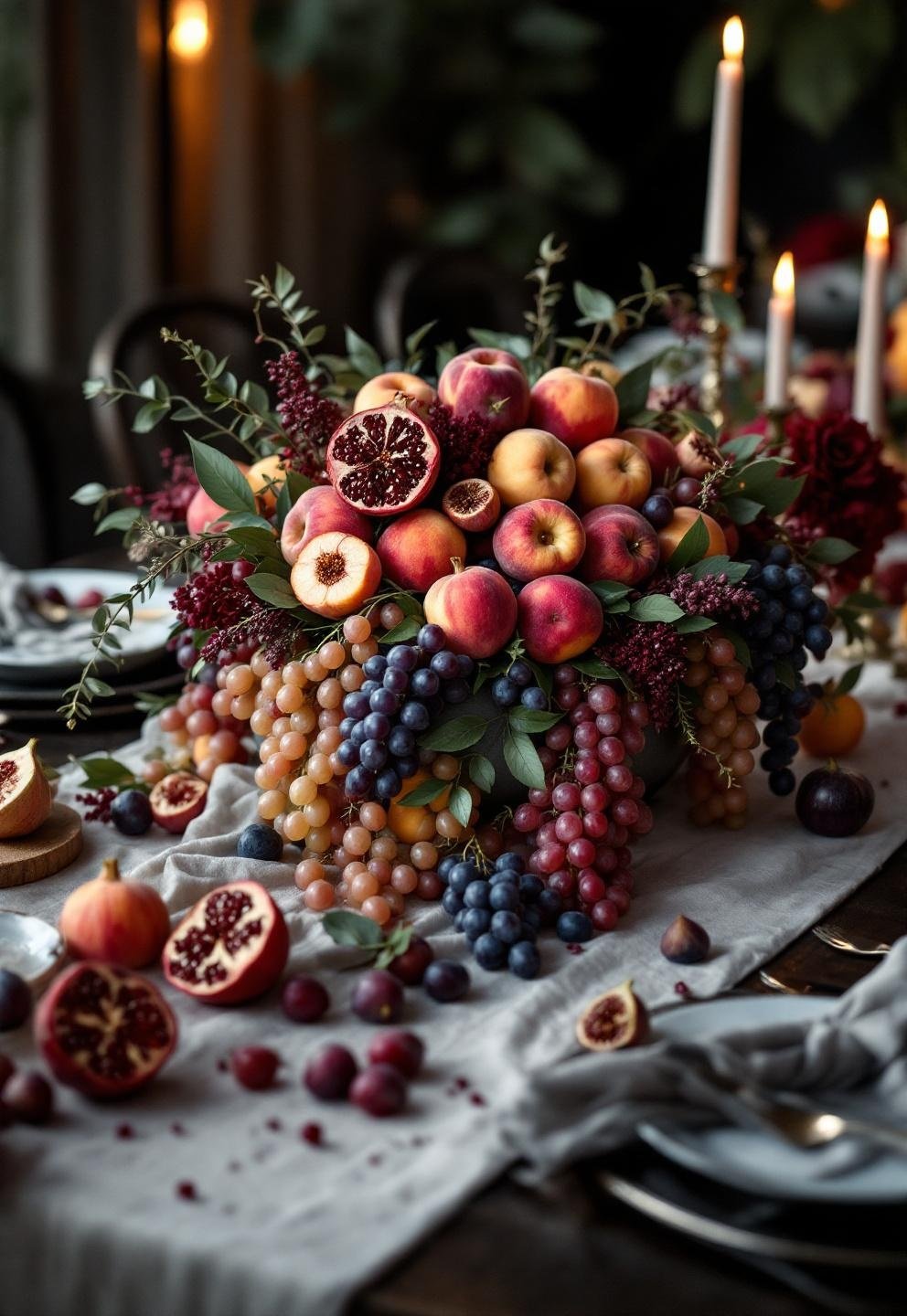 wedding fruit centerpiece
