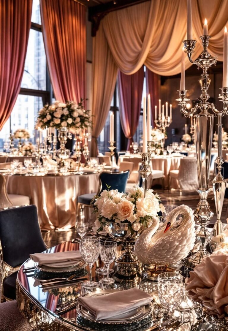 80s retro wedding decor