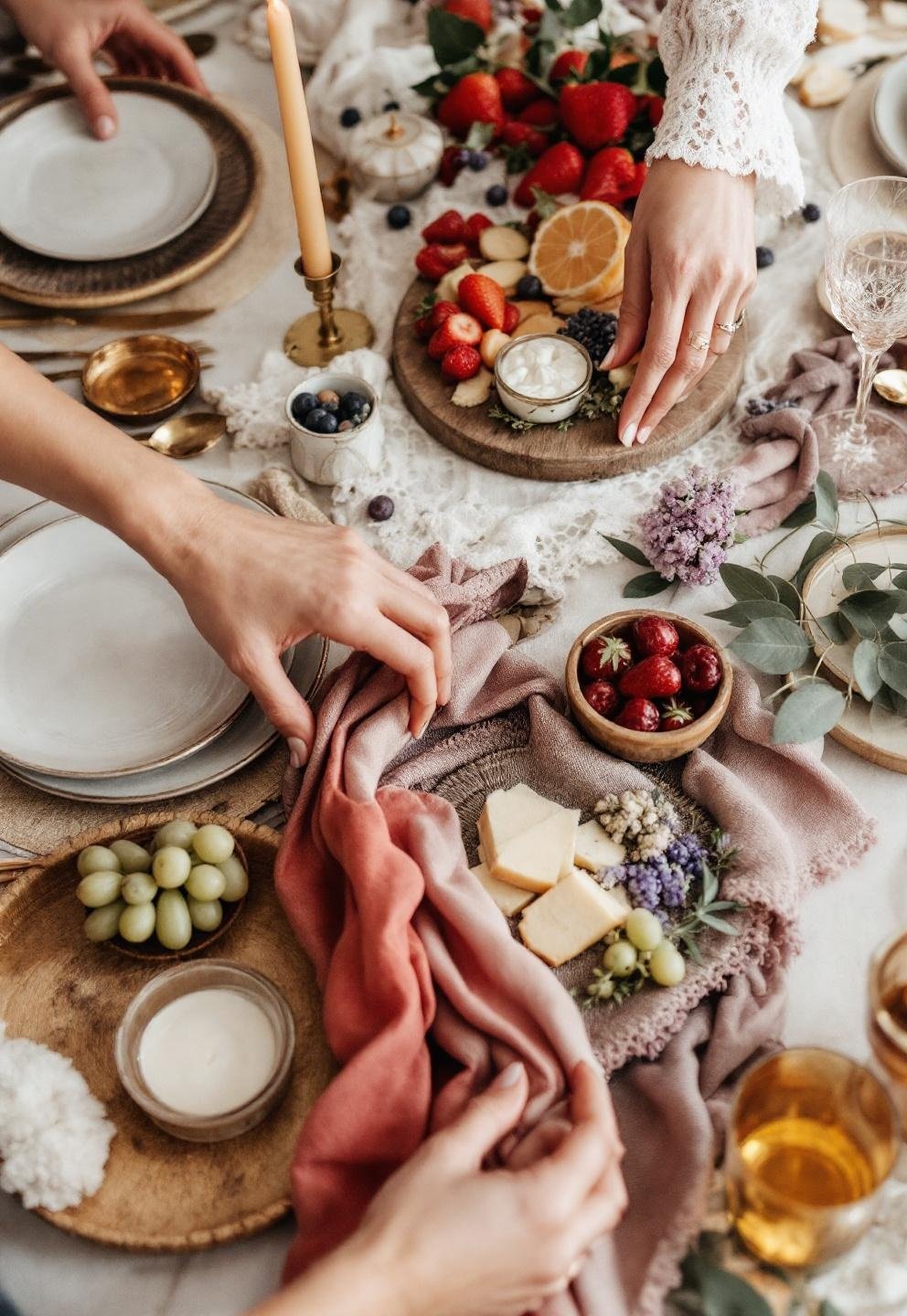 maximalist wedding tablescape - Illustration 2
