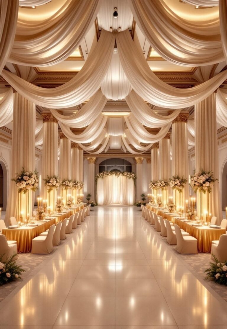 drapery event decor ideas