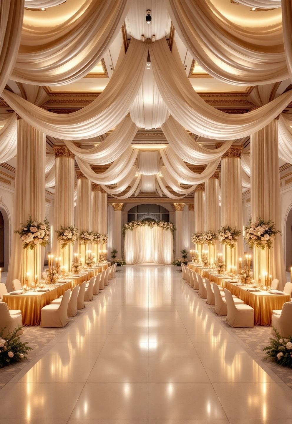 drapery event decor ideas