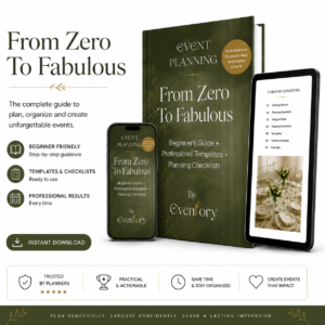 From Zero To Fabulous — Event Planning Guide