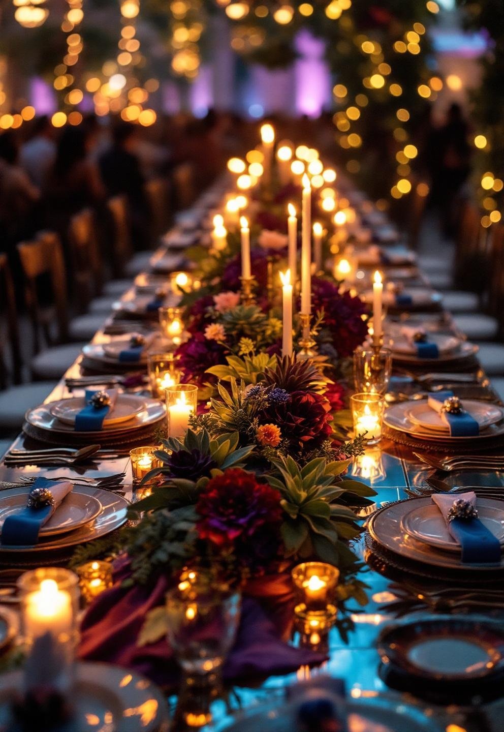 maximalist wedding tablescape - Illustration 3