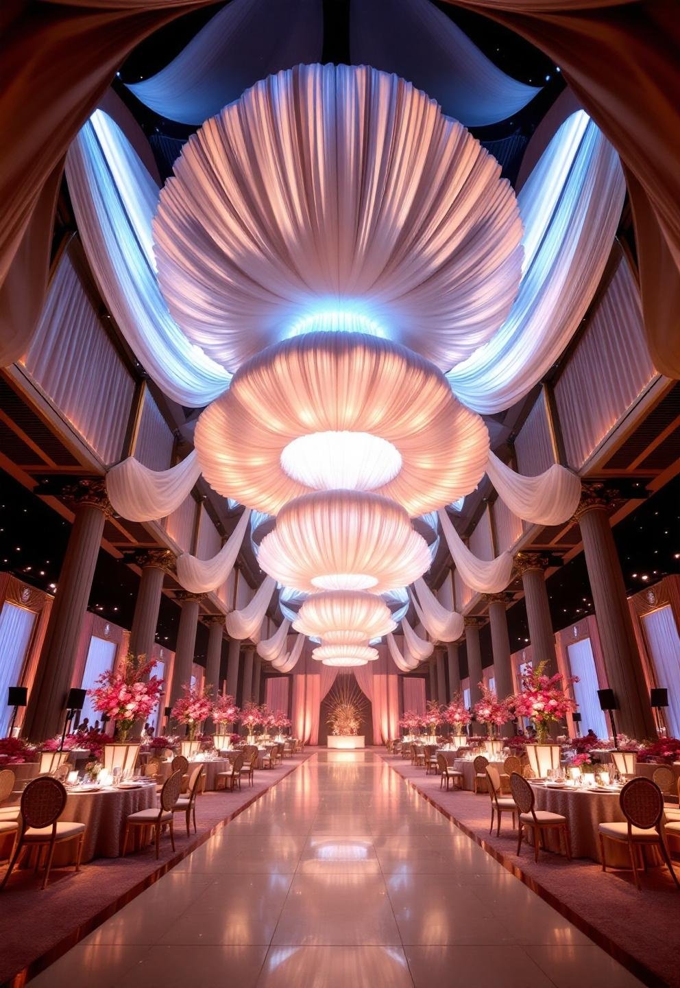 drapery event decor ideas - Illustration 3