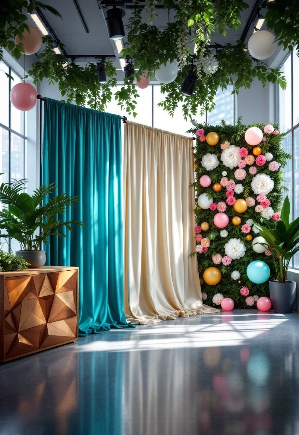 party backdrop