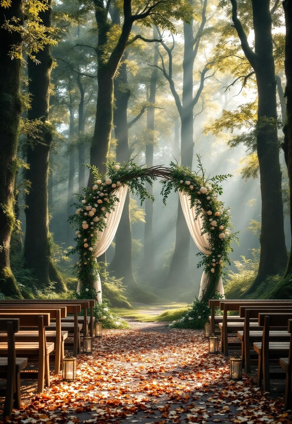 forest-inspired wedding