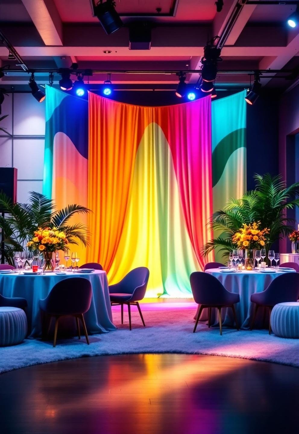 party backdrop