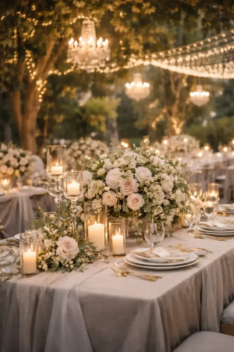 wedding table decoration