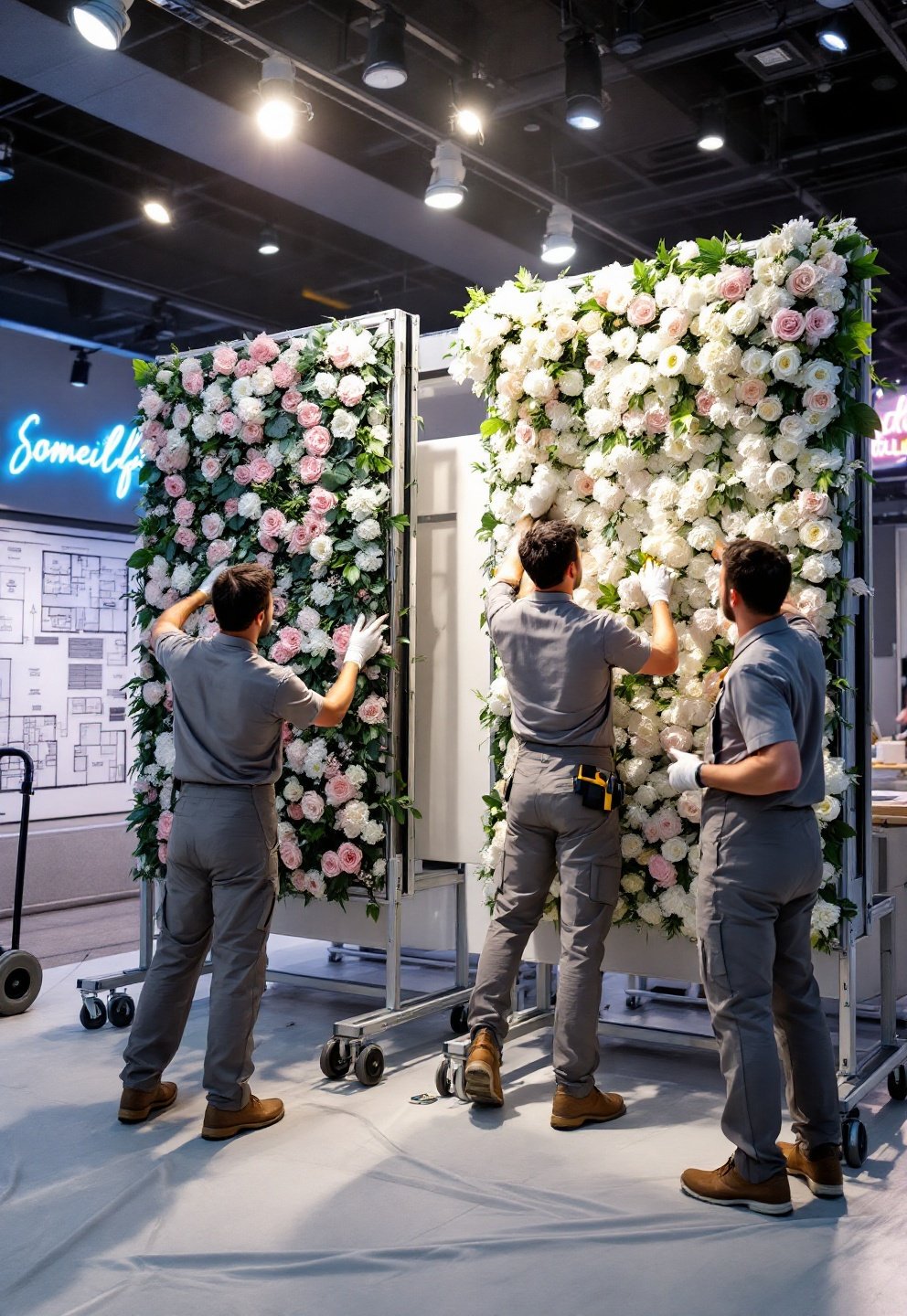 flower wall rental - Illustration 2