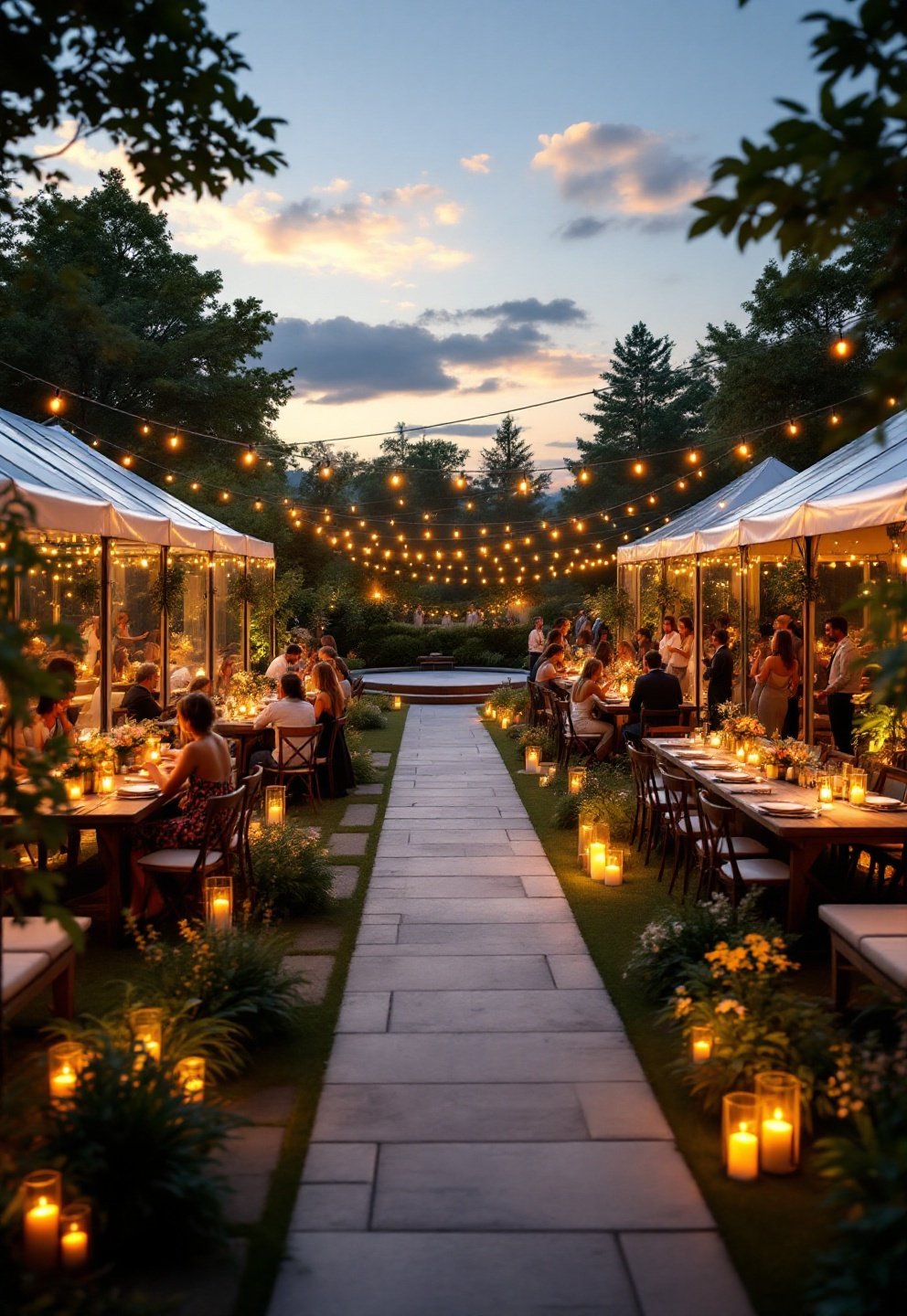 Outdoor wedding venue - Illustration 3