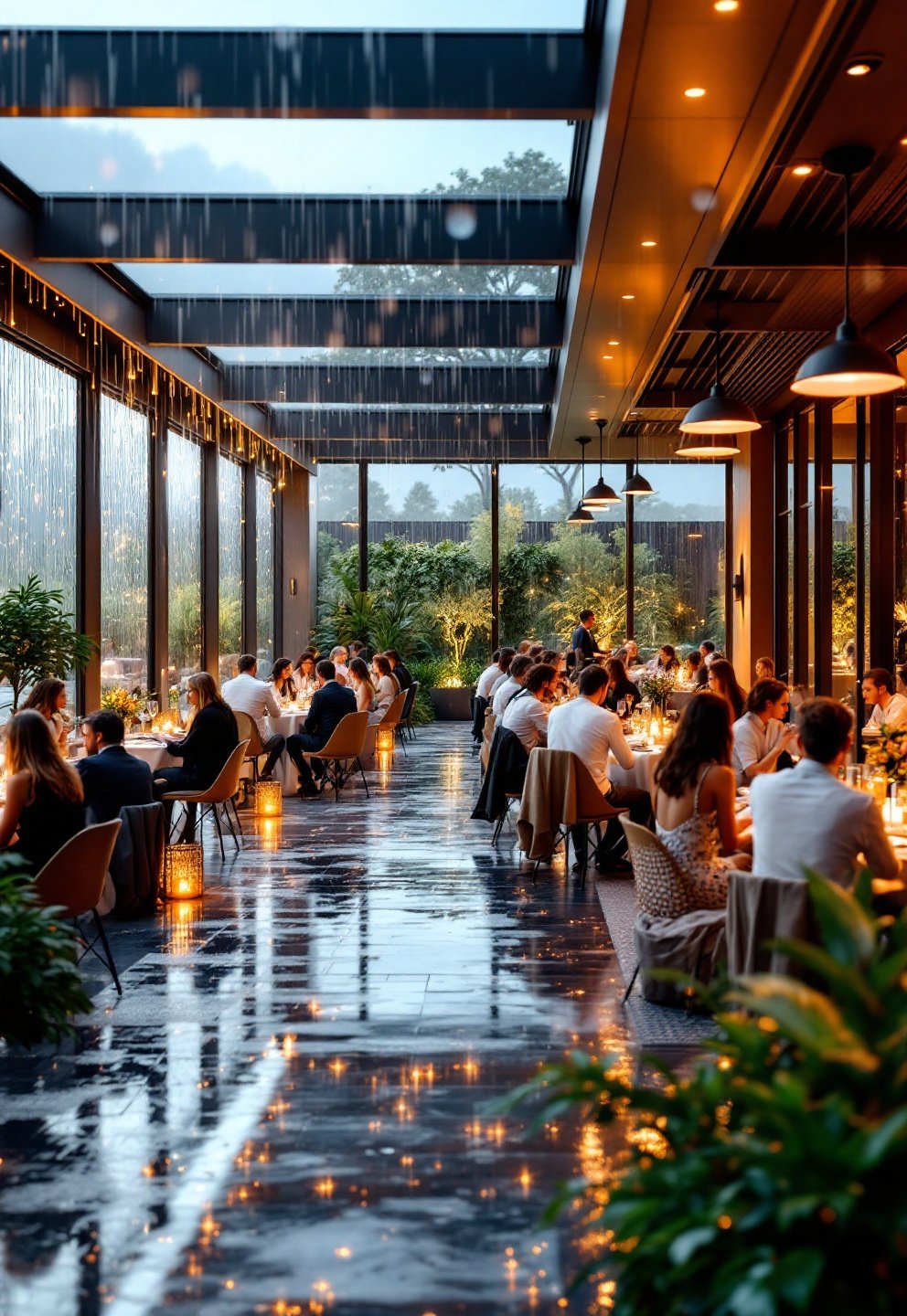 hybrid indoor outdoor venue hire - Illustration 3