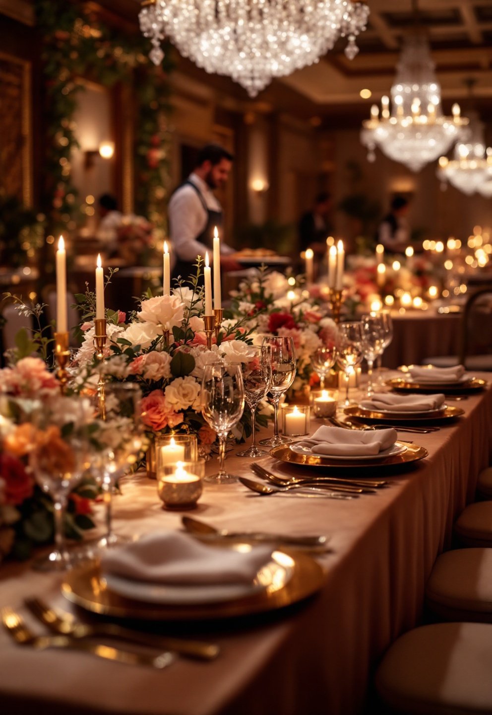 Elegant banquet hall - Illustration 2