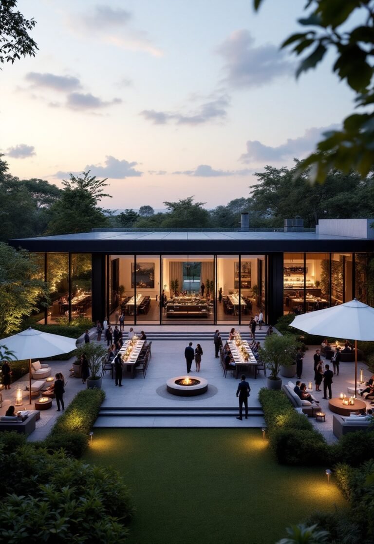 hybrid indoor outdoor venue hire