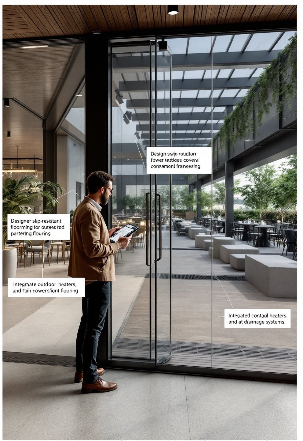 hybrid indoor outdoor venue hire - Illustration 2