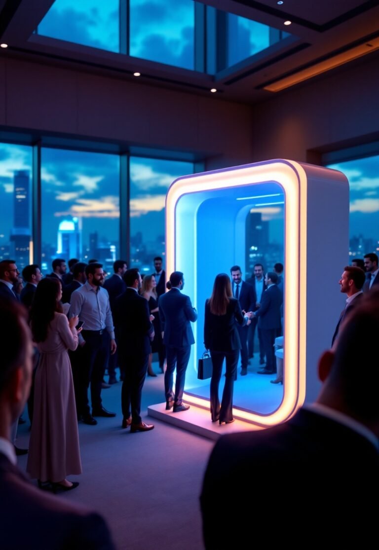 AI photo booth event