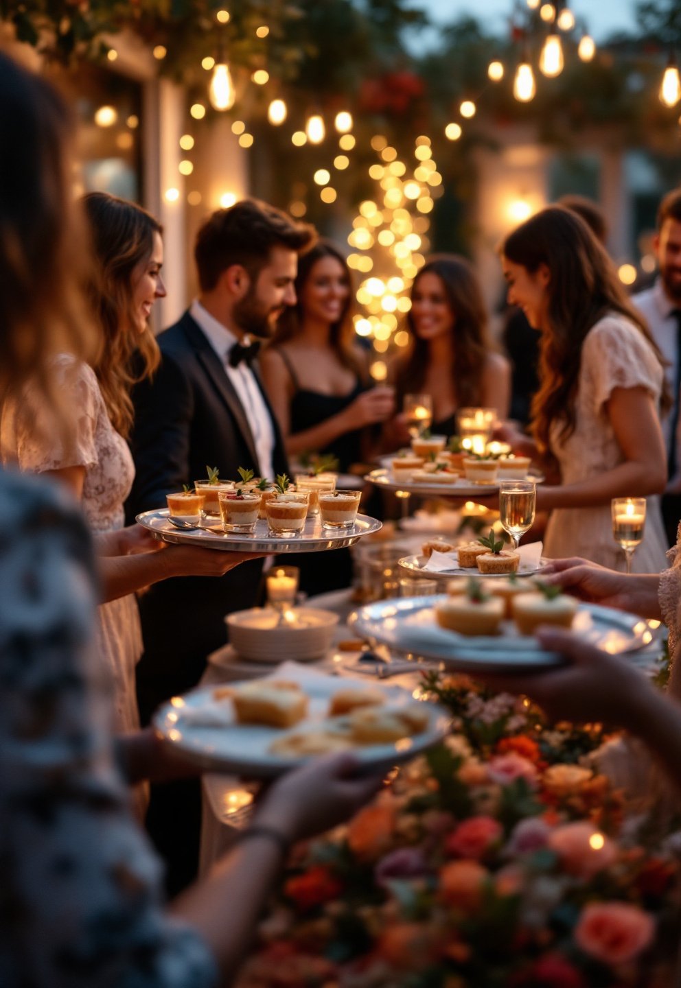 Carrefour verrine traiteur en supermarché assortment in event presentation