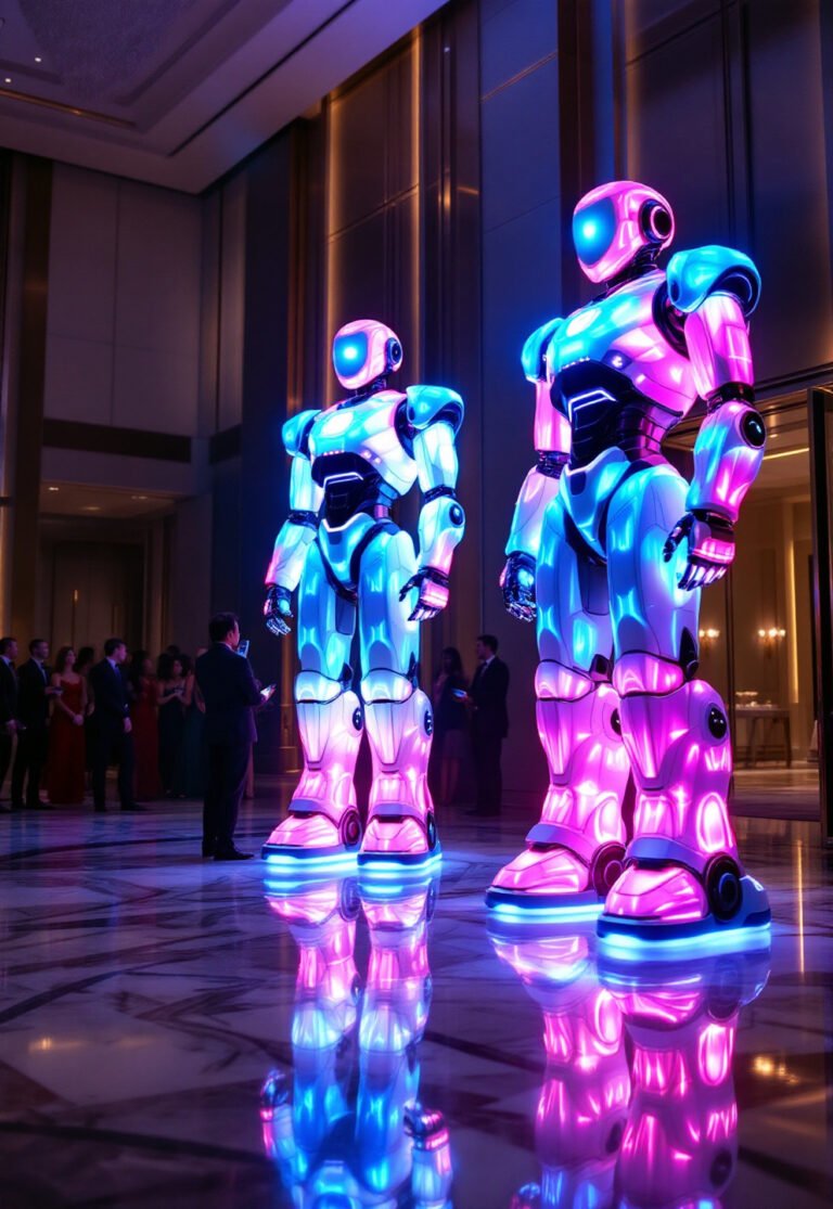 LED robot performers hire: How to avoid costly surprises